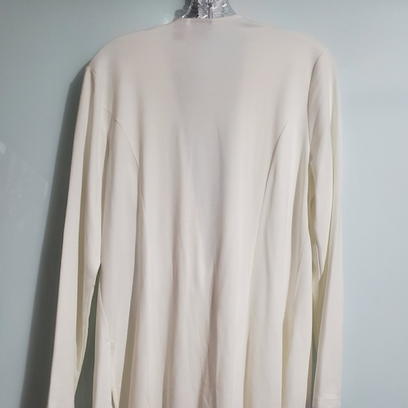 Chico's Tracelers BNWT Sz 1 (US M) Tie Front Jacket - Picture 8 of 13